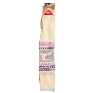 High Sierra Men's Cream and Pink Casual Socks